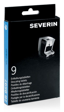 Tabletki odkamianiające do ekspresów Severin S2 i S3 SEVERIN 8697, 9 szt. Severin