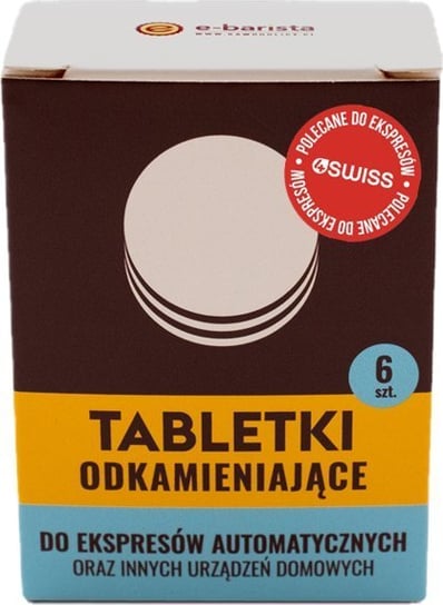 Tabletki odkamieniające do ekspresów do kawy 4Swiss 6 szt. (by E-barista) 4Swiss