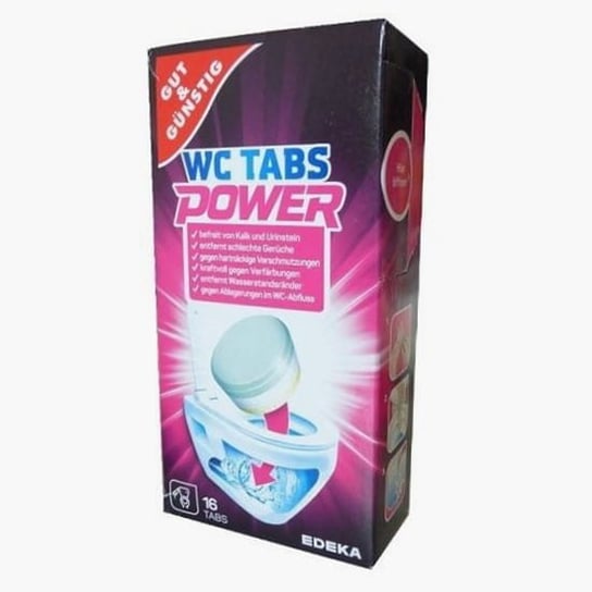 Tabletki odkamieniające do WC Tabs 16szt - Gut&Gunstig Edeka