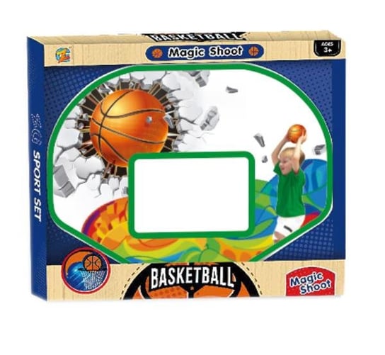 Tablica do koszykówki z piłką i akcesoriami w pudełku 112121 (6901440112121) ASKATO