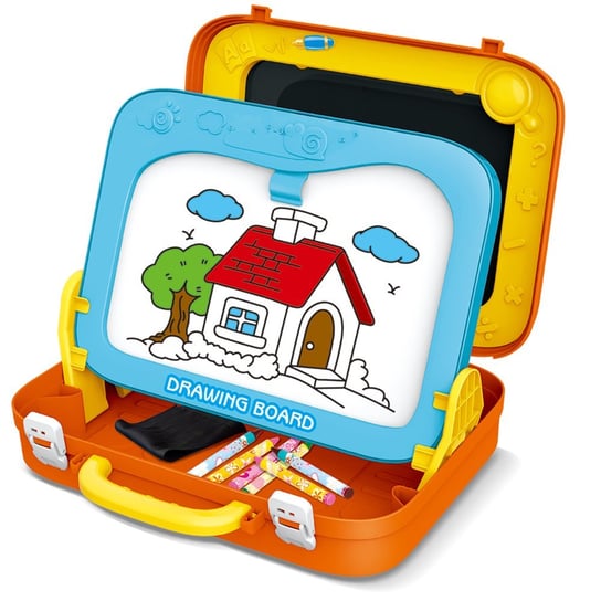 Tablica do rysowania składana walizka akcesoria kreda KinderSafe