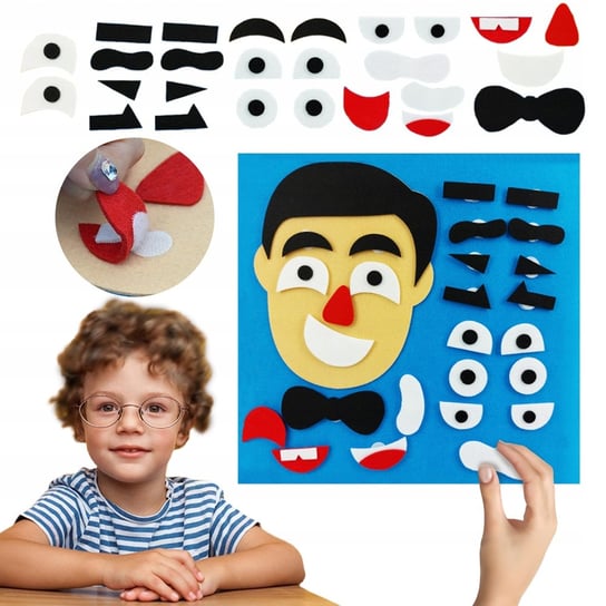 Tablica Edukacyjna Emocje Montessori Układanie Inna marka