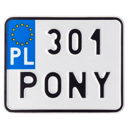 Tablica Gadżet Do Ramki Rejestracyjnej Motorower Skuter Motorynka 301 Pony Inna marka