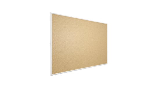 Tablica korkowa 100x80 cm biała rama drewniana Allboards