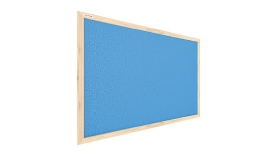 Tablica korkowa pastelowy niebieski korek 90x60 cm Allboards