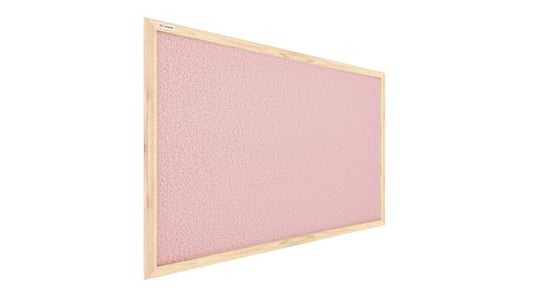 Tablica korkowa pastelowy różowy korek 90x60cm Allboards