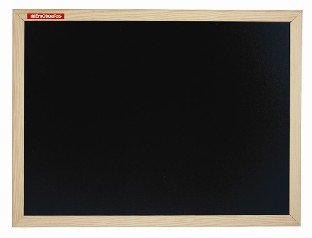 Tablica Kredowa Czarna 60x40 cm w Ramie Drewnianej Memoboards