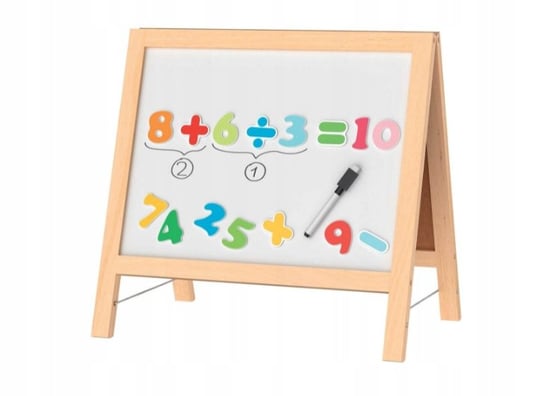 Tablica kredowa, magnetyczna 40 x 40 cm Montessori Edukacyjna Playtive