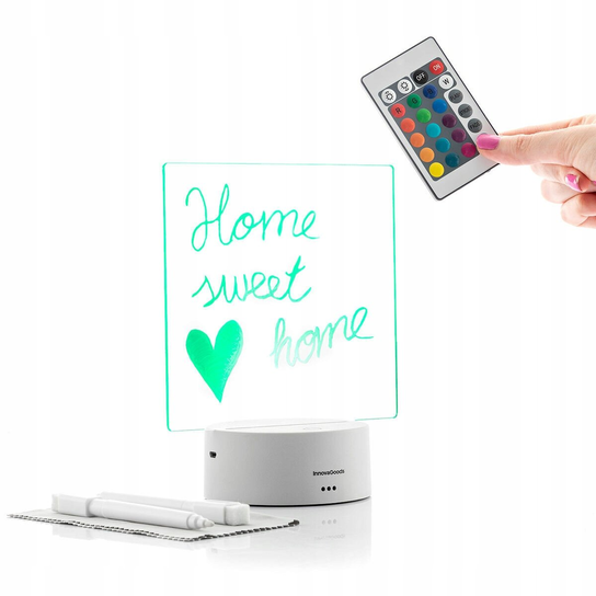 Tableau de Notes et Messages LED Lemo InnovaGoods | Leroy Merlin Tableau de Notes et Messages LED Lemo InnovaGoods | Leroy Merlin