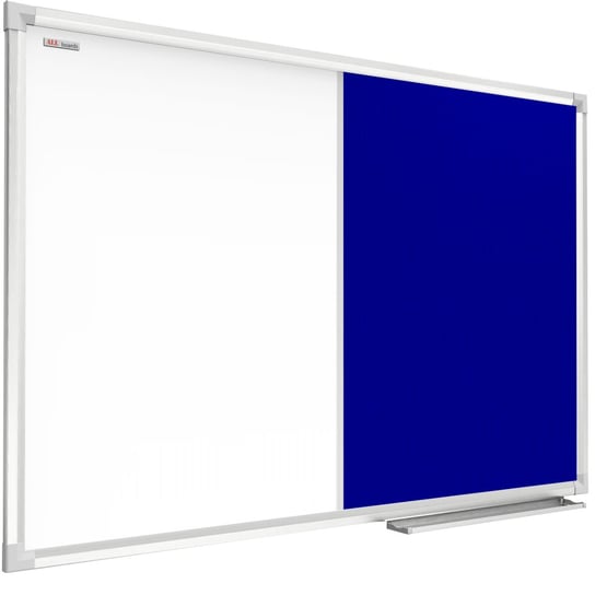Tablica magnetyczna filcowa, niebieska, 120x90cm, COMBI Allboards