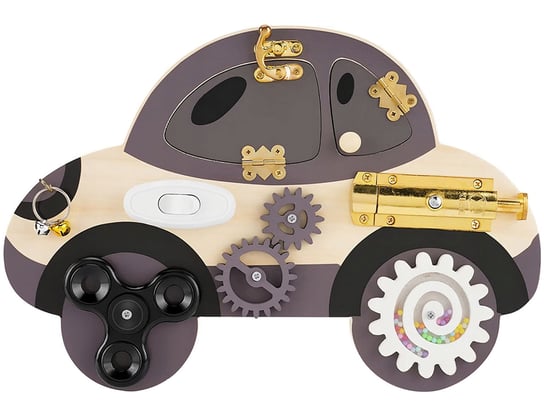 Tablica Manipulacyjna Montessori Sensoryczna Autko Samochód Dla Dzieci Auto HH POLAND