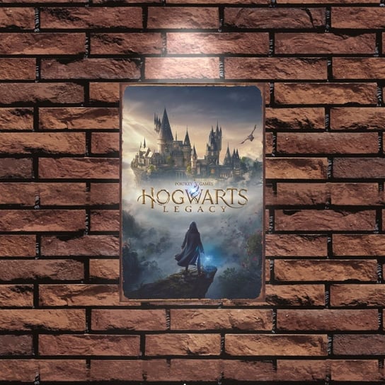 Tablica Ozdobna Blacha 20x30 cm Hogwarts Legacy Harry Potter Retro Vintage Inna marka