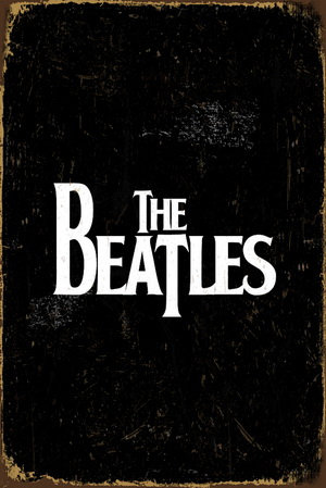 Tablica Ozdobna Blacha Black The Beatles Inna marka