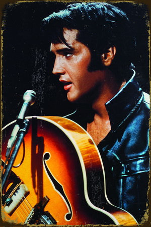 Tablica Ozdobna Blacha Elvis Presley Singer Two Two Inna marka