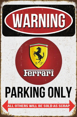 Tablica Ozdobna Blacha Ferrari Parking Only Inna marka