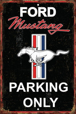 Tablica Ozdobna Blacha Ford Mustang Parking Only Inna marka