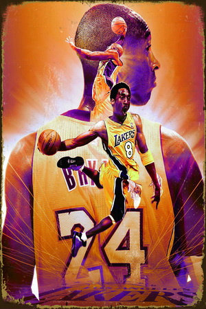 Tablica Ozdobna Blacha Kobe Bryant Lakers Inna marka