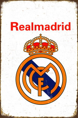 Tablica Ozdobna Blacha Real Madrid Football Club Inna marka