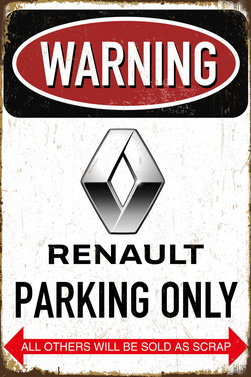 Tablica Ozdobna Blacha Renault Parking Only Inna marka