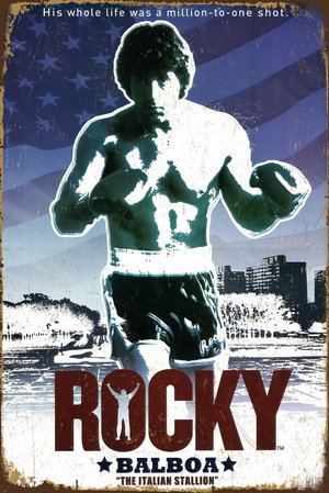 Tablica Ozdobna Blacha Rocky Balboa Boxer Inna marka