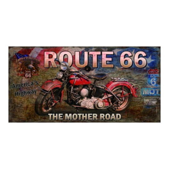 Tablica Ozdobna Blacha Route 66 The Mother Abbey Road Inna marka