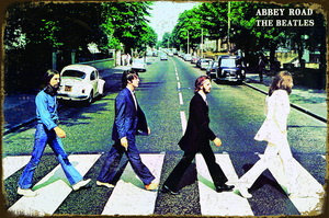 Tablica Ozdobna Blacha The Beatles On Abbey Abbey Road Big Inna marka