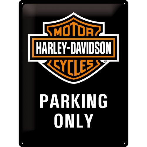 Tablica plakat HARLEY-DAVIDSON PARKING ONLY 30x40 Harley-Davidson