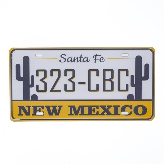 Tablica Rejestracyjna Z Usa Metalowa New Mexico 1 Rustykalne Uchwyt