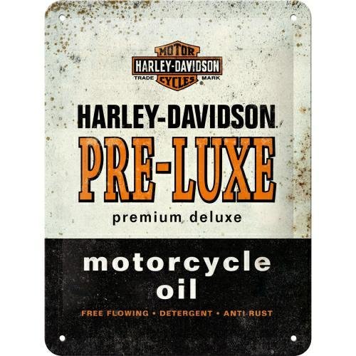Tablica szyld HARLEY-DAVIDSON PRE-LUXE metal prezent 15x20 Nostalgic-Art.