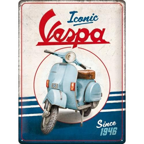 Tablica szyld VESPA ICONIC SINCE 1946 skuter plakat metal 30x40 Inna marka