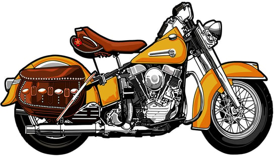 Tablica Tabliczka Blacha Ozdobna Orange Motor Harley Retro Vintage Inna marka