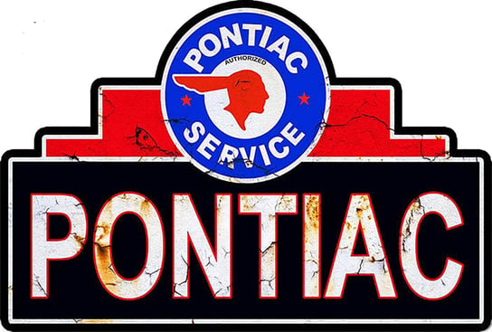 Tablica Tabliczka Blacha Ozdobna Pontiac Service American Car Vintage Inna marka