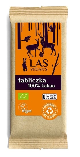 TABLICZKA 100 % KAKAO UGANDA BIO 50 g - LAS VEGAN'S Las Vegan's