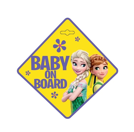TABLICZKA BABY ON BOARD FROZEN/GoDrive Inna marka