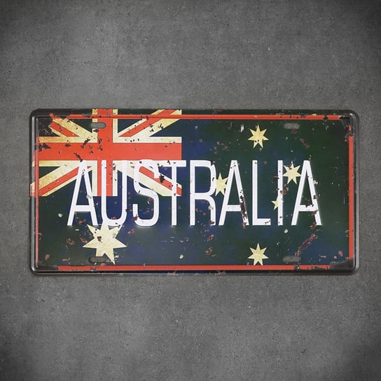 Tabliczka dekoracyjna metalowa AUSTRALIA RustykalneUchwyty