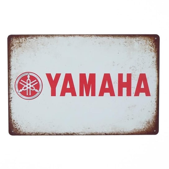 Tabliczka dekoracyjna metalowa YAMAHA 2 Rustykalne Uchwyt