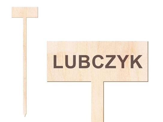 Tabliczka do oznaczania roślin Lubczyk - 1 szt. Congee.pl
