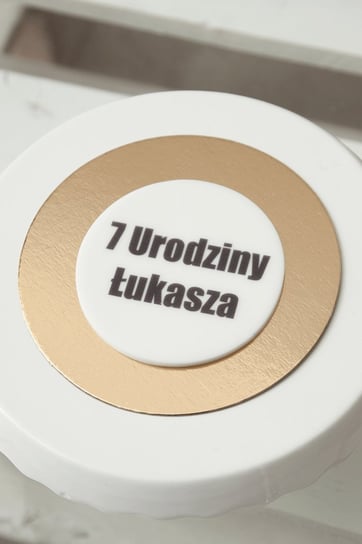 Tabliczka na Tort Imię Literki Napis WZÓR 2 Słodka Fanaberia