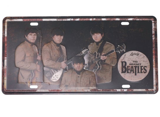 Tabliczka Ozdobna Blacha Beatles Retro Vinatge Inna marka