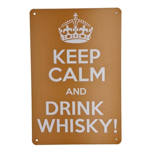 Tabliczka Ozdobna Blacha Vintage Drink Whisky Inna marka