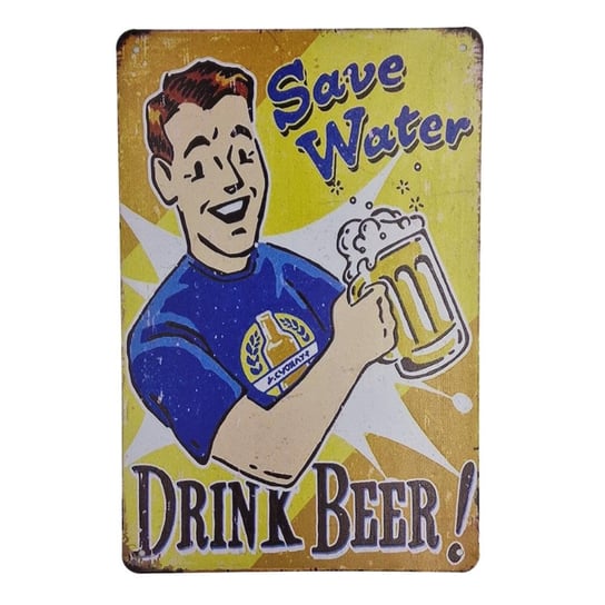 Tabliczka Ozdobna Blacha Vintage Retro Drink Beer Inna Marka Sklep Empikcom 9982
