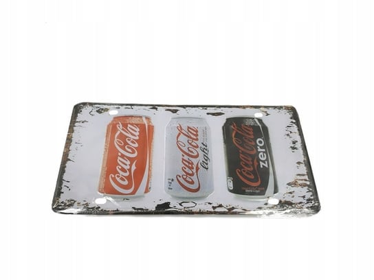 Tabliczka Tablica Blacha Coca Cola Puszki Ozdobna Inna marka