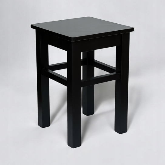 Taboret Drewniany Bukowy Czarny + Blat Sonoma, Artisan, Craft, Wotan ...