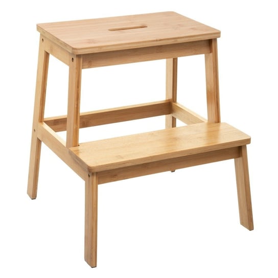 Taboret, stołek 2-stopniowy, bambusowy, pomocnik, drabinka 5five Simple Smart