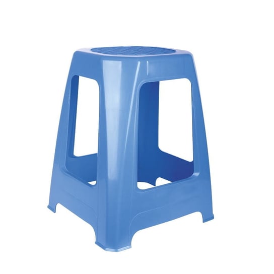 Taboret stołek krzesło do 200 KG Niebieski Inna marka