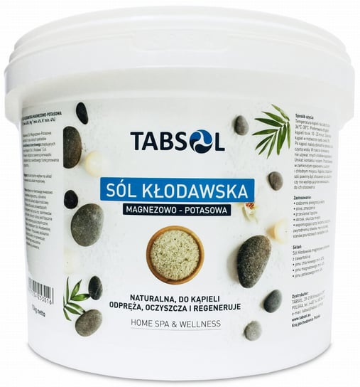Tabsol, Sól Kłodawska Magnezowo - Potasowa do kąpieli, 10kg TABSOL