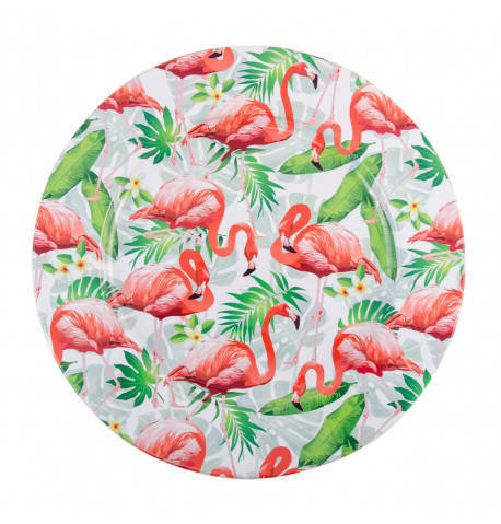 Taca Dekoracyjna Flamingi 33Cm Chaks