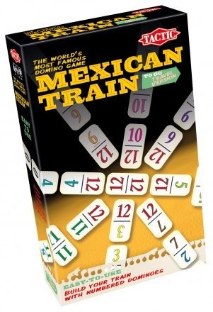 Tactic, gra logiczna Domino Mexican Train, wersja podróżna Tactic