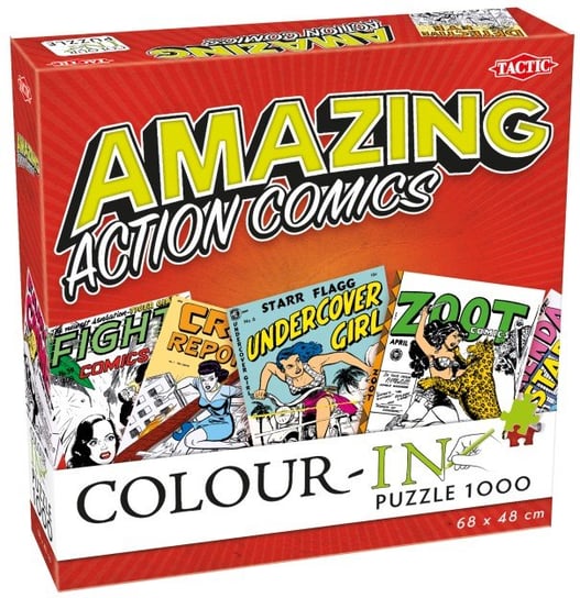 Tactic, puzzle, Action Comics Color-In, 1000 el. Tactic