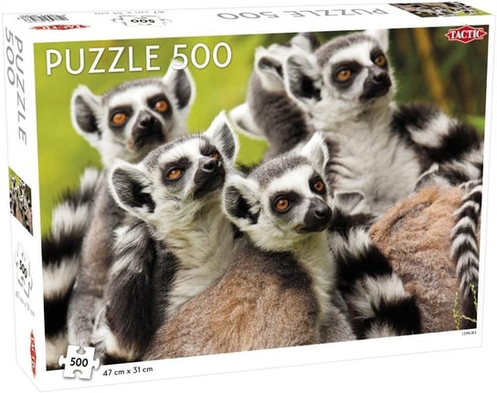 Tactic, puzzle, Animals: Lemurs, 500 el. Tactic